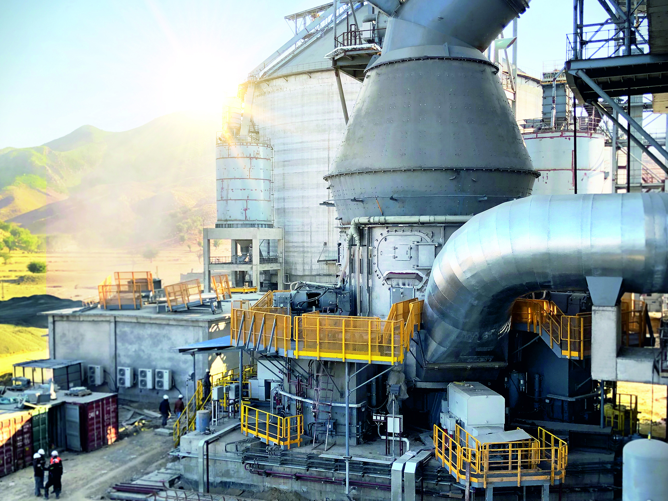 Gebr Pfeiffer MVR 6300 C-6 vertical roller mill in Pakistan