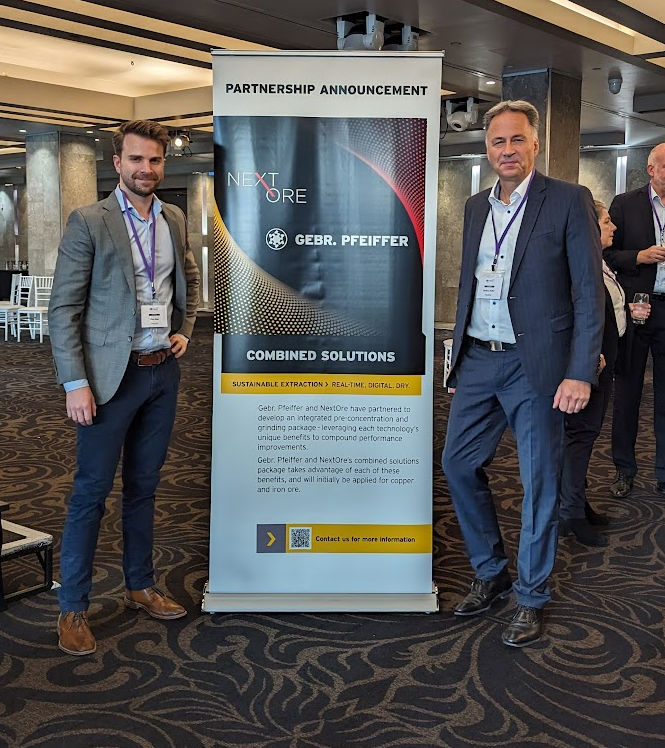 NextOre welcomes Pfeiffer as strategic investor, partner for next-gen minerals processing